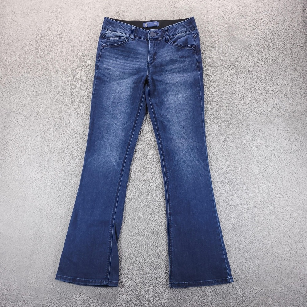 Democracy Jeans Womens 6 Blue Bootcut Absolution Dark Wash Stretch Shaping